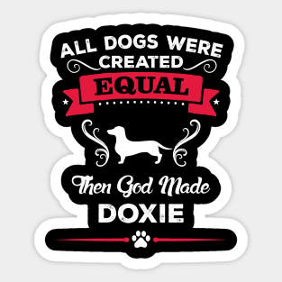 Doxie Sticker